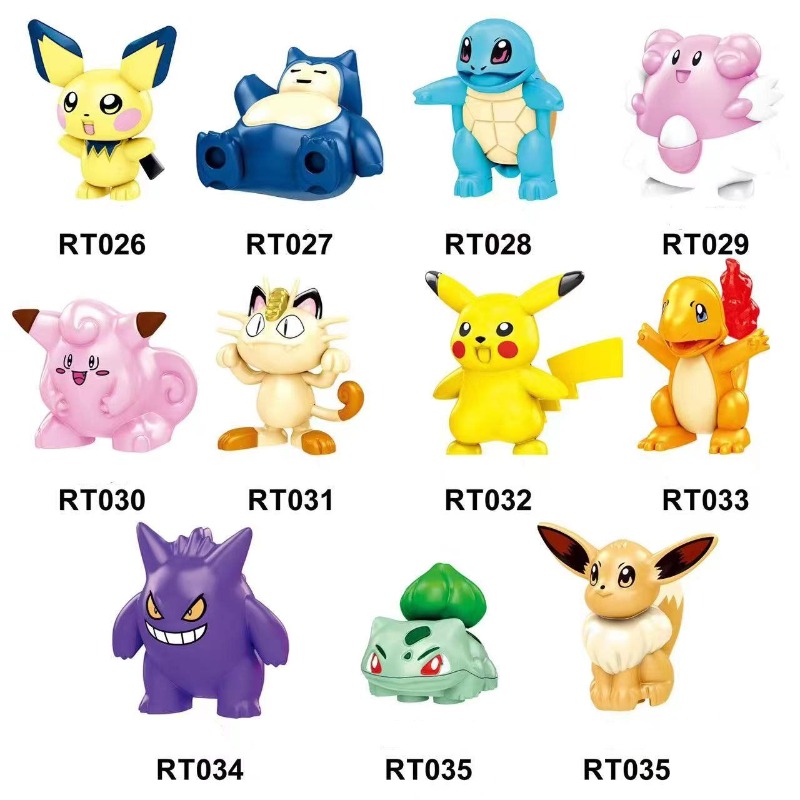 Lego Set Creator - Mainan Perakitan Pokémon Set Blok Bangunan