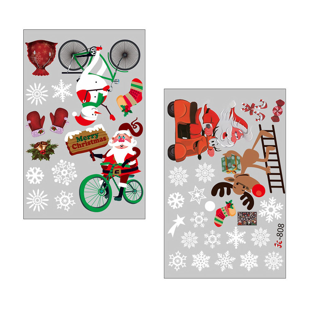 Snowflake Window Decal - Stiker Jendela Musim Dingin Dekorasi Liburan