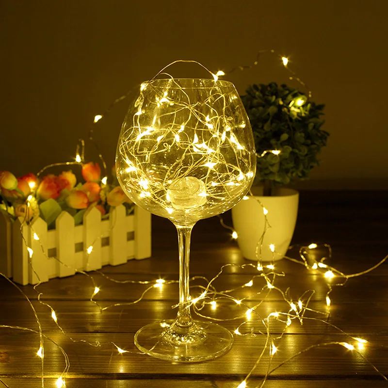 Led Fairy String Lights - Dekorasi Pesta Pernikahan Pohon Natal Lampu