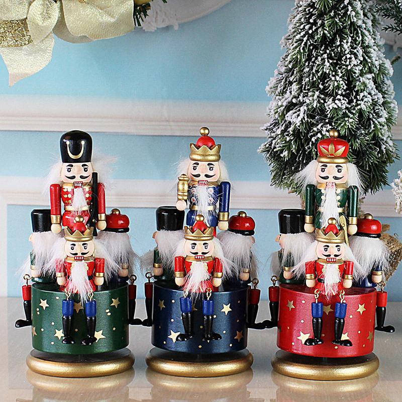 Nutcracker Figurine - Kotak musik Natal lucu pemecah kacang