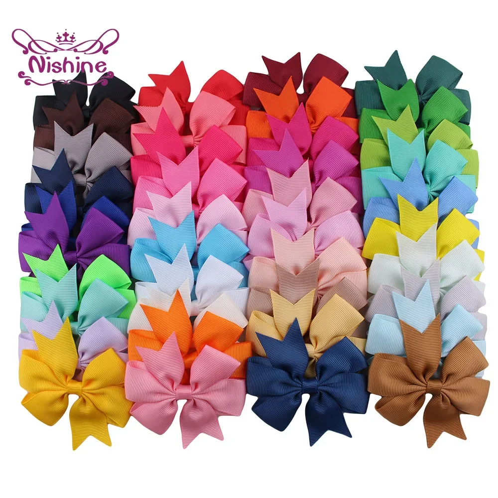 Ribbon Bow Gift - 20 buah/lot pita pita Grosgrain dengan