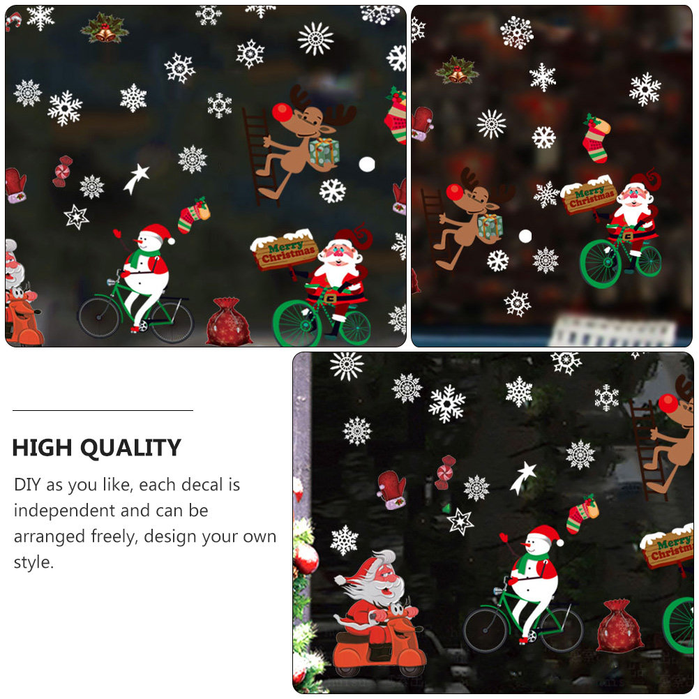 Stiker Jendela Musim Dingin De - Snowflake Window Decal ulasan dan harga