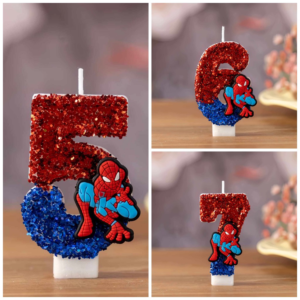 Lilin Figur Superhero SpiderMa - Holiday Candle Set ulasan dan harga