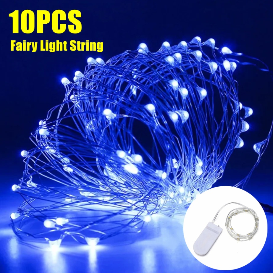10 Buah Grosir 5M ~ 1M LED Kaw - Led Fairy String Lights ulasan dan harga