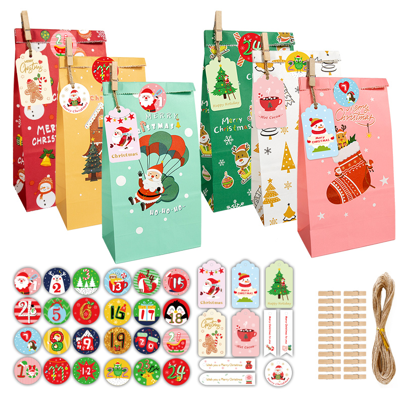 24 Set Tas Hadiah Natal Kalend - Advent Calendar Gift ulasan dan harga