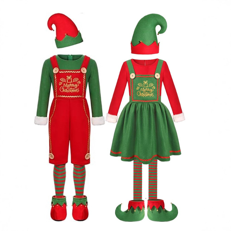 Kostum Cosplay Santa Claus Dew - Elf Costume Christmas ulasan dan harga