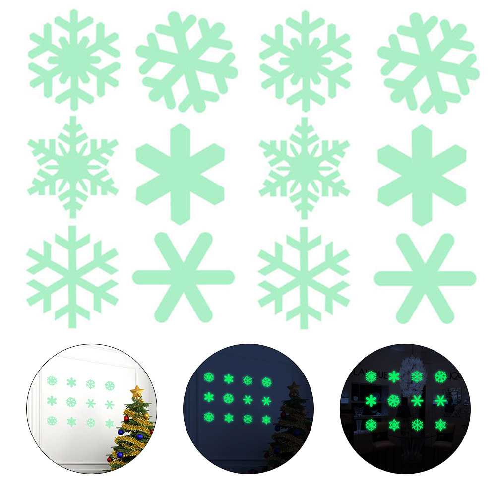 1Set Stiker Dinding Salju Nata - Snowflake Window Decal ulasan dan harga